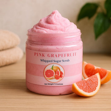 Gommage au sucre fouetté au pamplemousse