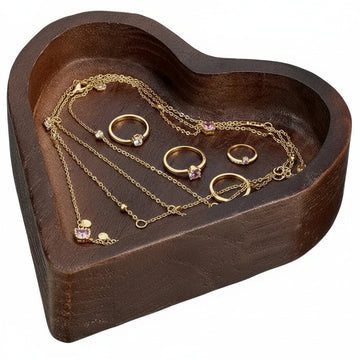 Love In The Air Wooden Heart-Shaped Candle 3wick - Skincare Lab