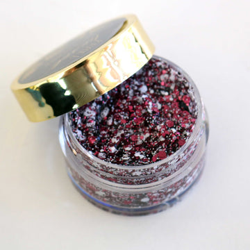 Paillettes pour le visage aux couleurs de l'école