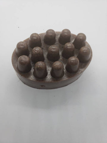 African Black Vegan Soap Massage Shampoo Bar