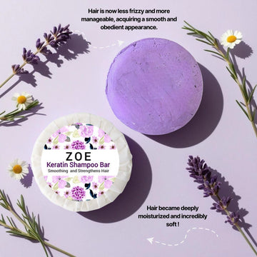 Zoe Keratin Smoothing Shampoo Bar - Skincare Lab