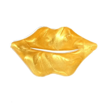 Masques pour les lèvres en hydrogel doré parfaits