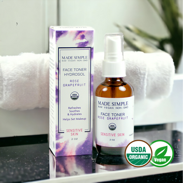 Tonique visage pamplemousse rose pour peaux sensibles