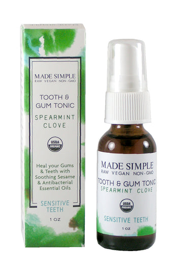 Tonique pour les dents et les gencives à la menthe verte et au clou de girofle