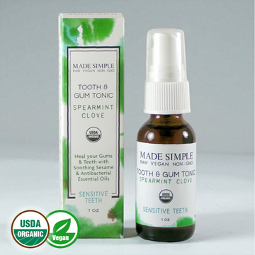 Tonique pour les dents et les gencives à la menthe verte et au clou de girofle
