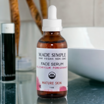 Helichrysum Pomegranate Face Serum for Mature Skin - Skincare Lab