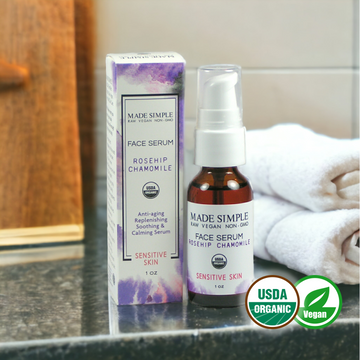 Rosehip Chamomile Face Serum for Sensitive Skin - Skincare Lab