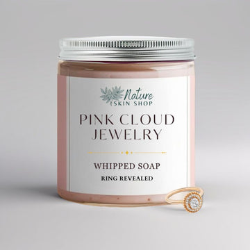 Savon fouetté Pink Cloud Jewelry, une BAGUE À DÉCOUVRIR à l'intérieur !