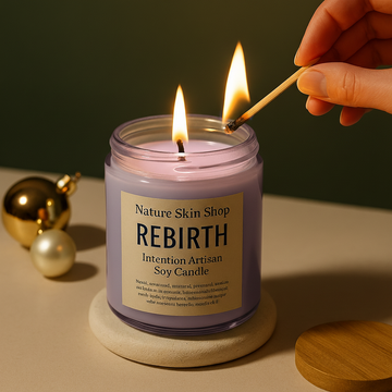 Rebirth Intention Artisan Soy Candle - Skincare Lab