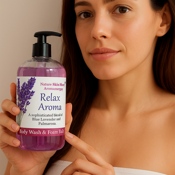 Aromatherapy Relax Lavender Shower Bath Gel - Skincare Lab