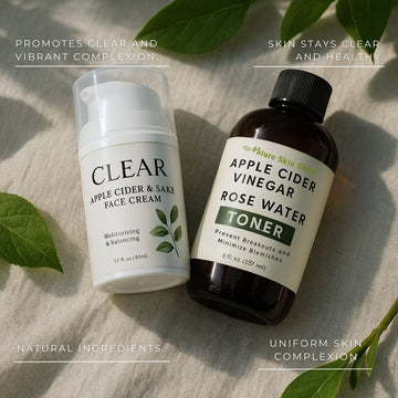 Clear Skin Apple Cider & Sake Cream - Skincare Lab