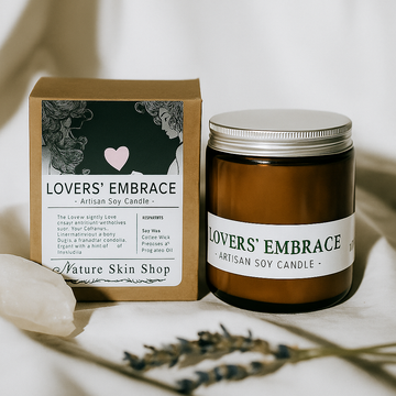 Bougie artisanale au soja L'Étreinte des amants