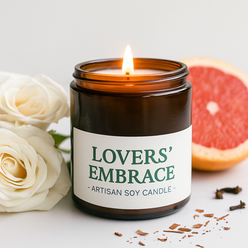 The Lovers Embrace Artisan Soy Candle - Skincare Lab