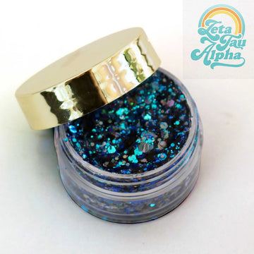 Paillettes pour le visage aux couleurs de l'école